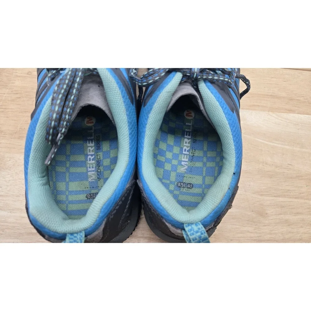 Merrell Women's Proterra Vim Sea Shore Teal/Grey Hiking Shoes Sz 8.5